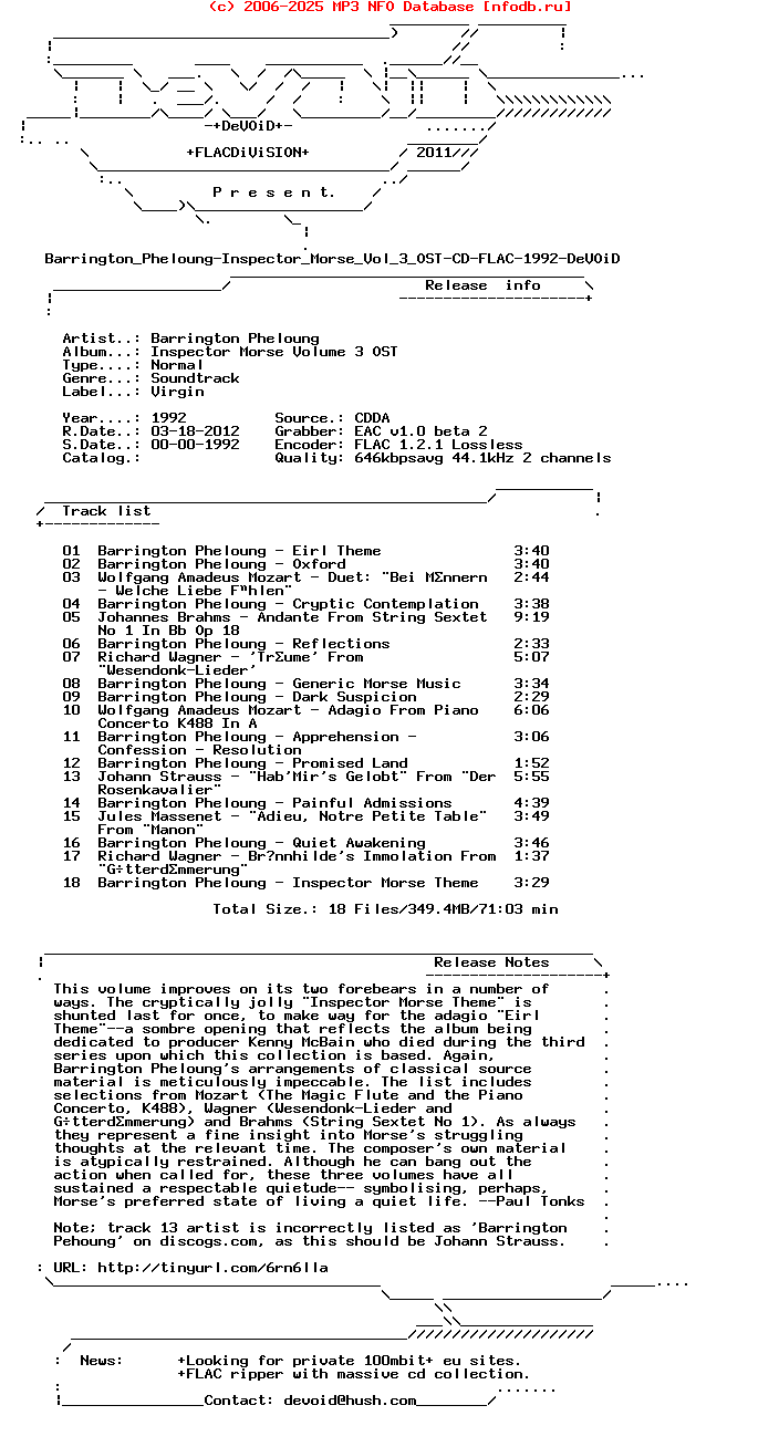 Barrington_Pheloung-Inspector_Morse_Vol_3_Ost-CD-FLAC-1992