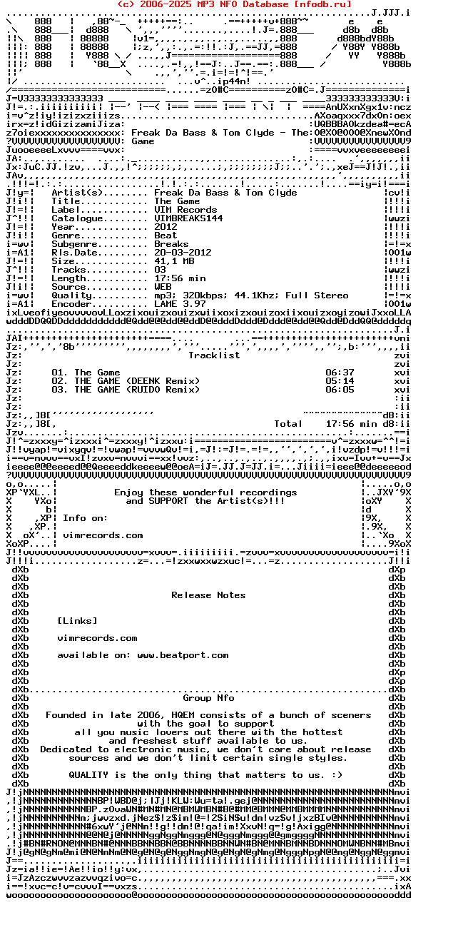 Freak_Da_Bass_And_Tom_Clyde_-_The_Game-(VIMBREAKS144)-WEB-2012-HQEM