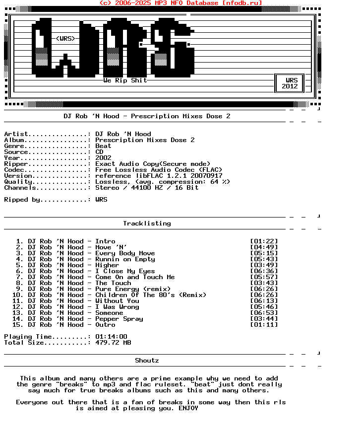Dj_Rob_N_Hood-Prescription_Mixes_Dose_2-CD-FLAC-2002-Wrs