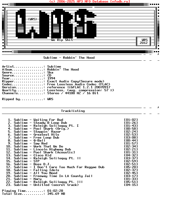 Sublime-Robbin_The_Hood-CD-FLAC-1994-Wrs