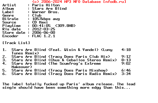 Paris_Hilton-Stars_Are_Blind-Promo-CDM-FLAC-2006