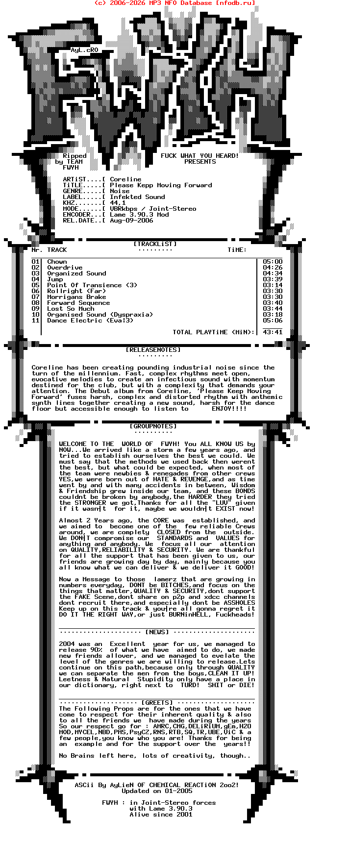 Coreline-Please_Kepp_Moving_Forward-2006-FWYH