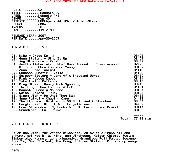 VA-Mcmusic_39-2007-EGM