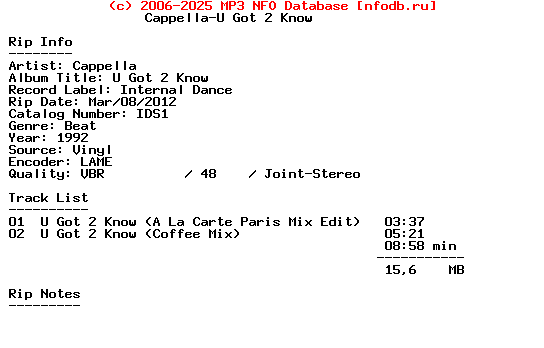 Cappella-U_Got_2_Know-(IDS1)-Vinyl-1992-Xxs