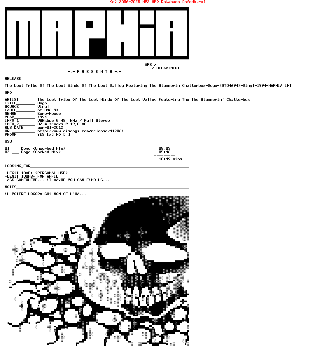 The_Lost_Tribe_Of_The_Lost_Minds_Of_The_Lost_Valley_Featuring_The_Stammerin_Chatterbox-Dogo-(NT04694)-Vinyl-1994-Maphia