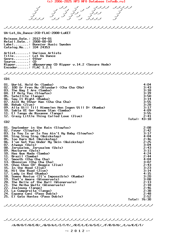 VA-Let_Us_Dance-SE-FLAC-2CD-FLAC-2008-LoKET