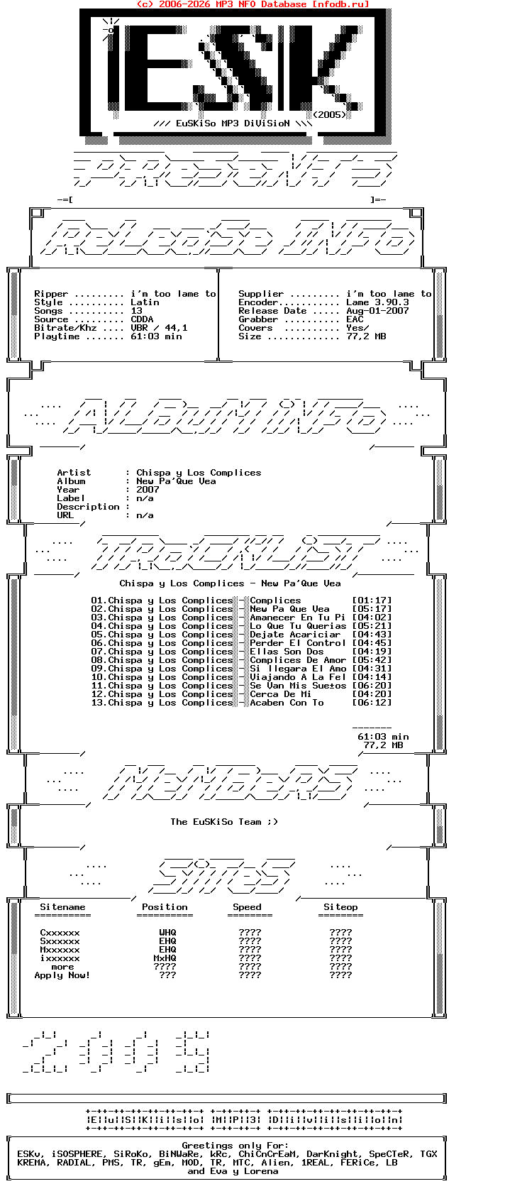 Chispa_Y_Los_Complices-New_Paque_Vea-SP-2007-ESK
