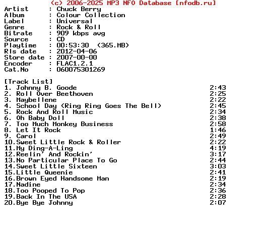 Chuck_Berry-Colour_Collection-CD-2007