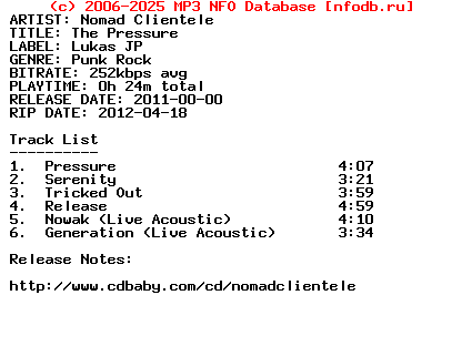 Nomad_Clientele-The_Pressure-(EP)-2011