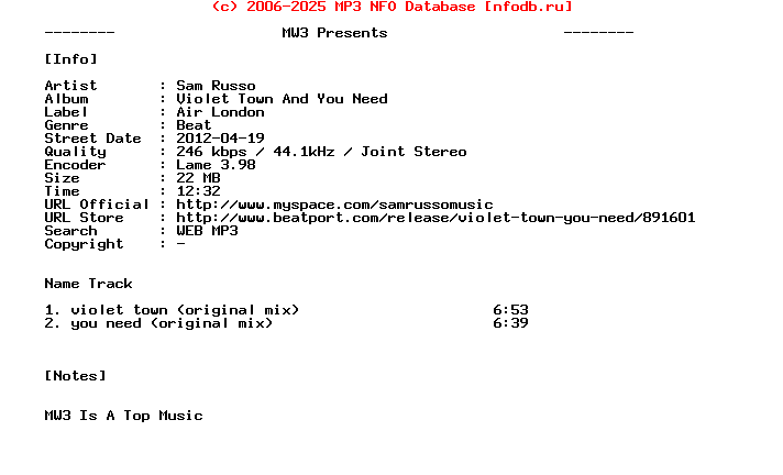 Sam_Russo_-_Violet_Town_(ORIGINAL_MIX)-Mw3