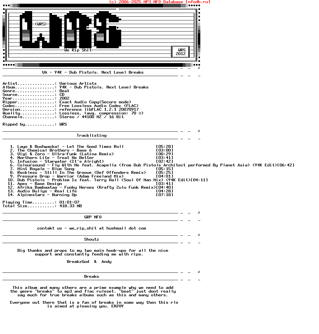 VA-Y4K__Next_Level_Breaks__Mixed_By_Dub_Pistols-(Y4K004CD)-CD-FLAC-2002-Wrs