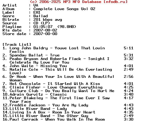 VA-Complete_Love_Songs_Vol_02-2007