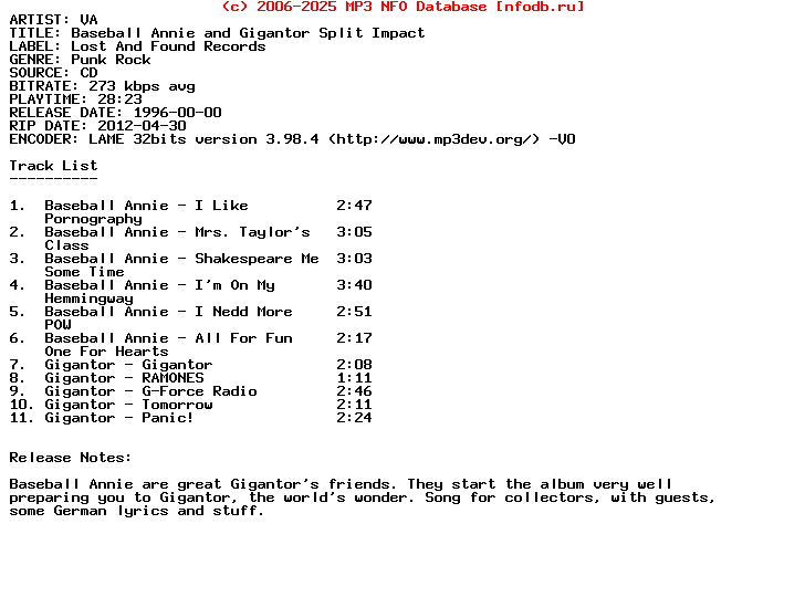 VA-Baseball_Annie_And_Gigantor_Split_Impact-1996