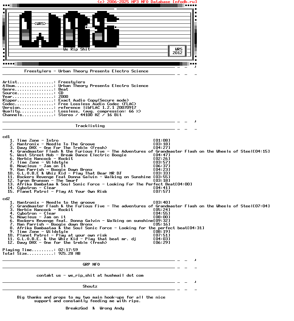 Freestylers-Urban_Theory_Presents_Electro_Science-2CD-FLAC-2000-Wrs