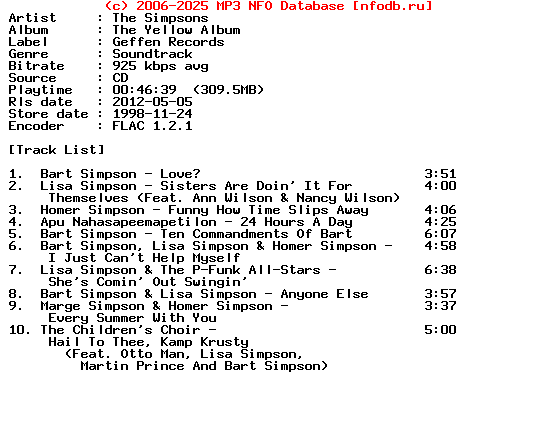 The_Simpsons-The_Yellow_Album-CD-FLAC-1998