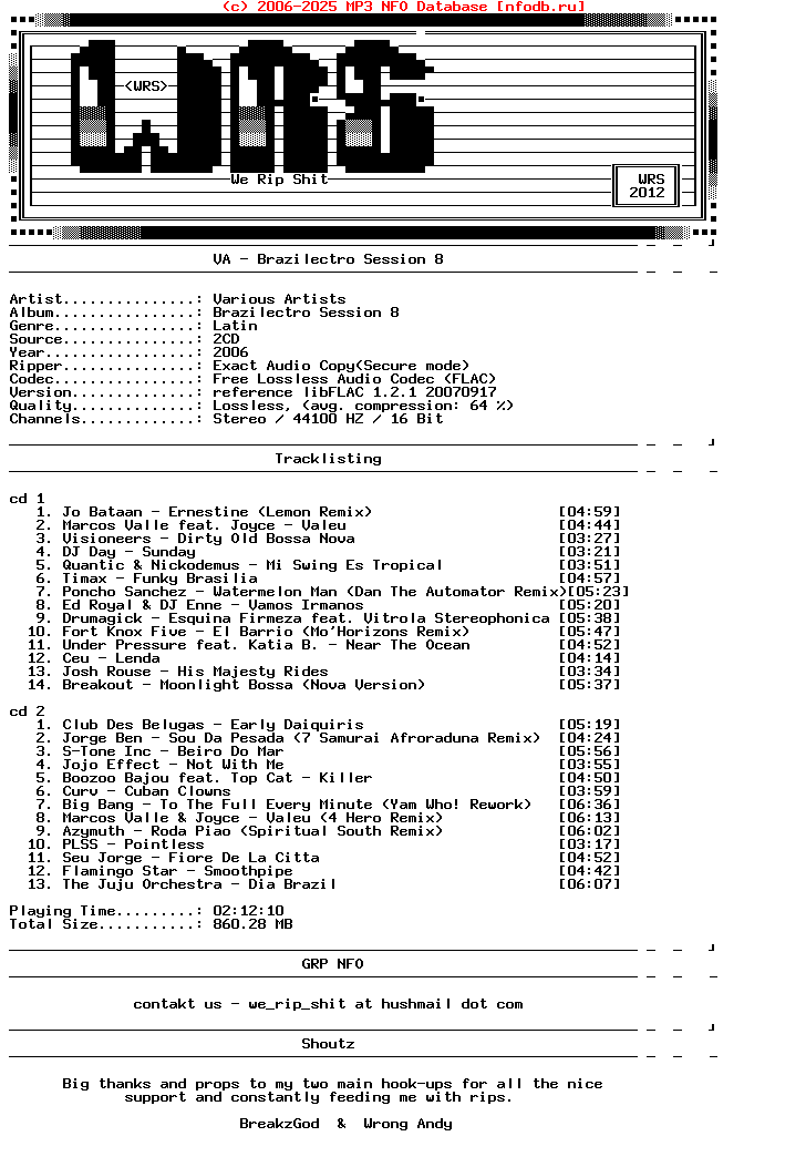 VA-Brazilectro_Latin_Flavoured_Club_Tunes_Session_8-2CD-FLAC-2006-Wrs