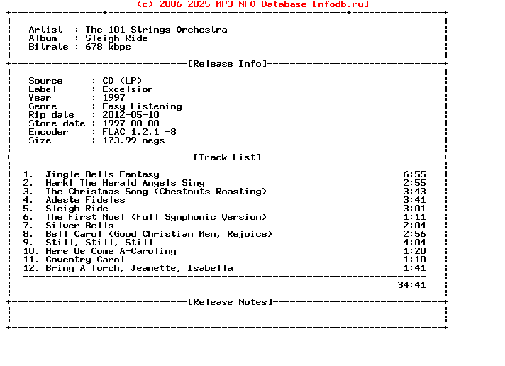 The_101_Strings_Orchestra-Sleigh_Ride-CD-FLAC-1997