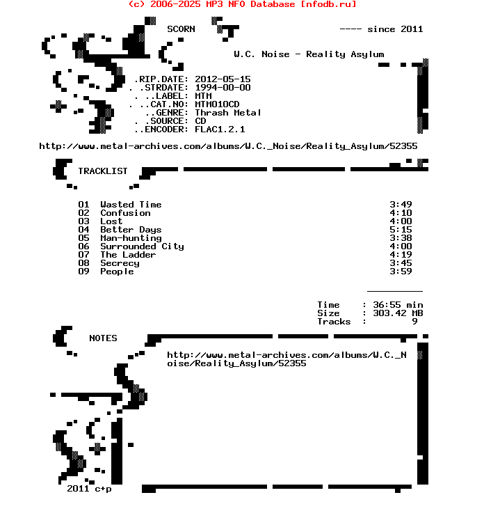 W.C._Noise-Reality_Asylum-CD-1994
