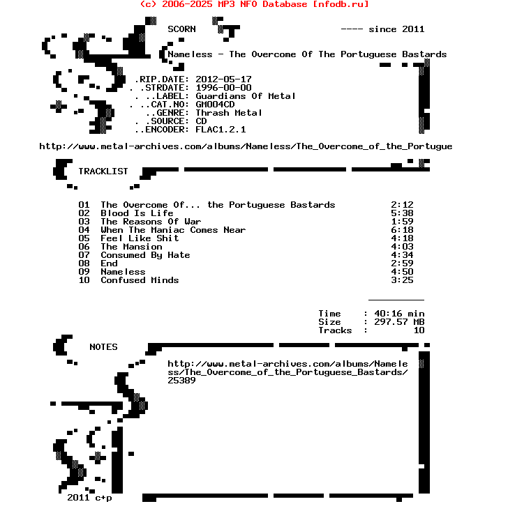 Nameless-The_Overcome_Of_The_Portuguese_Bastards-CD-1996