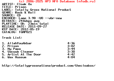 Cloak_Ox-Prisen-EP-2011