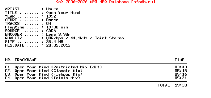 Usura_-_Open_Your_Mind-CDM-1992