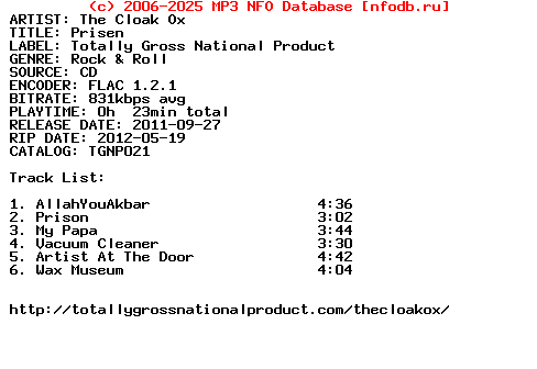 The_Cloak_Ox-Prisen-EP-2011