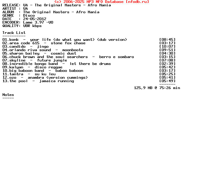 VA-The_Original_Masters_-_Afro_Mania-2012