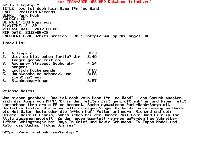 Kmpfsprt-Das_Ist_Doch_Kein_Name_Fuer_Ne_Band-DE-2012