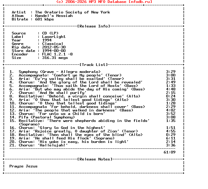 The_Oratorio_Society_Of_New_York-Handels_Messiah-CD-FLAC-1994