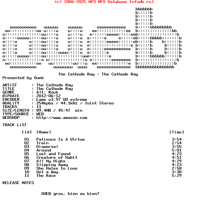 The_Cathode_Ray-The_Cathode_Ray-WEB-2012