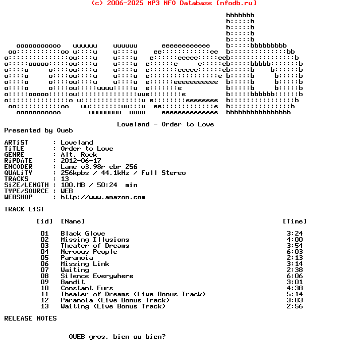 Loveland-Order_To_Love-WEB-2012