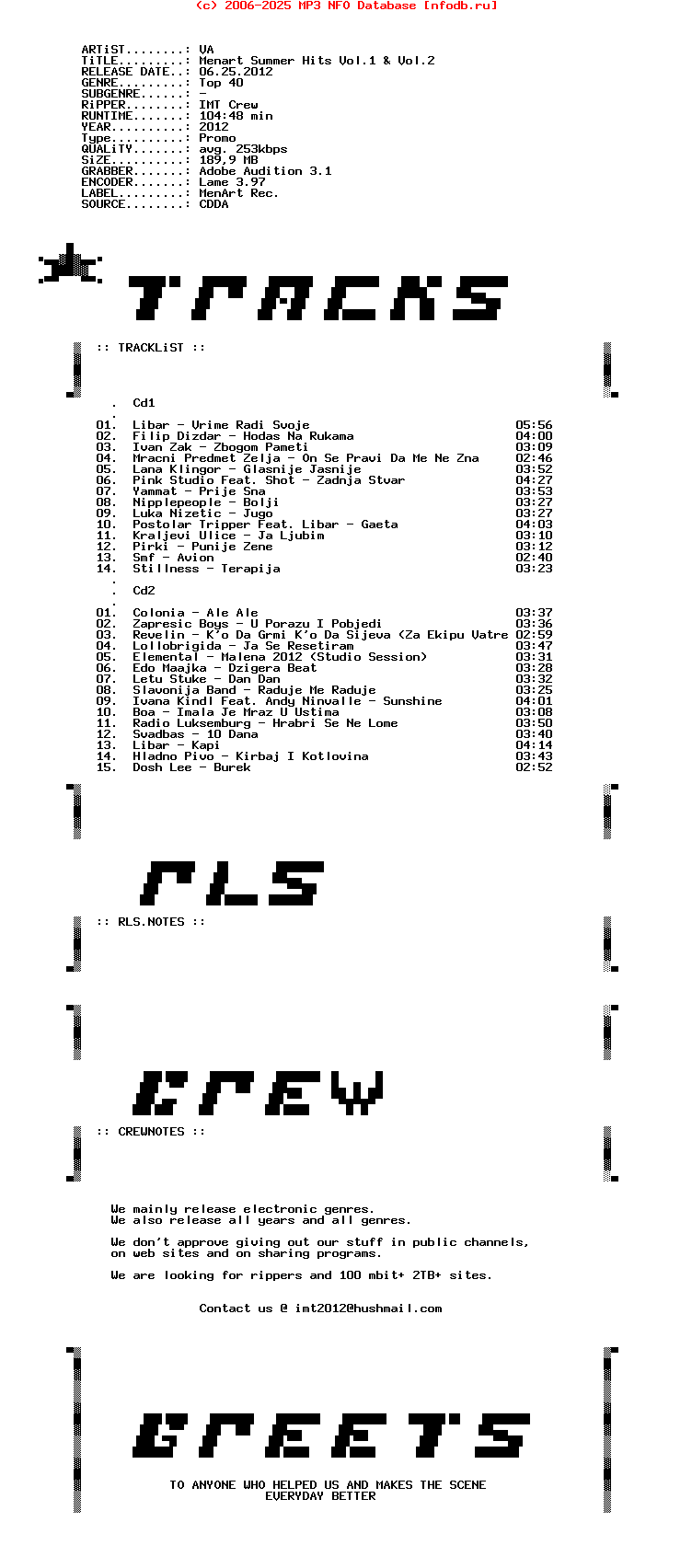 VA-Menart_Summer_Hits_Vol.1_And_Vol.2-2CD-Promo-HR-2012