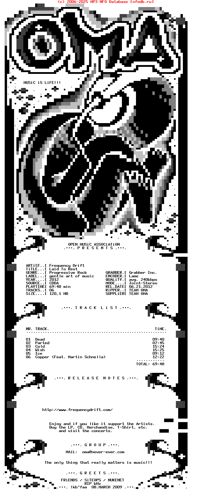 Frequency_Drift--Laid_To_Rest-2012-OMA
