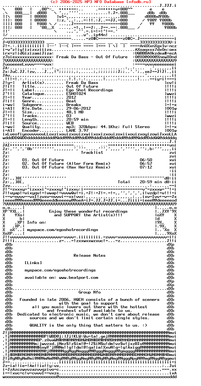 Freak_Da_Bass_-_Out_Of_Future-(ESHOT024)-WEB-2012-HQEM