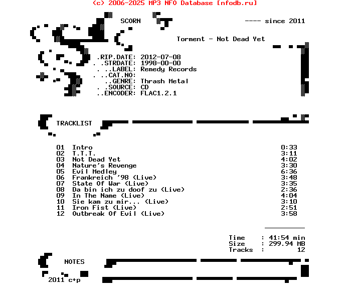 Torment-Not_Dead_Yet-CD-1998