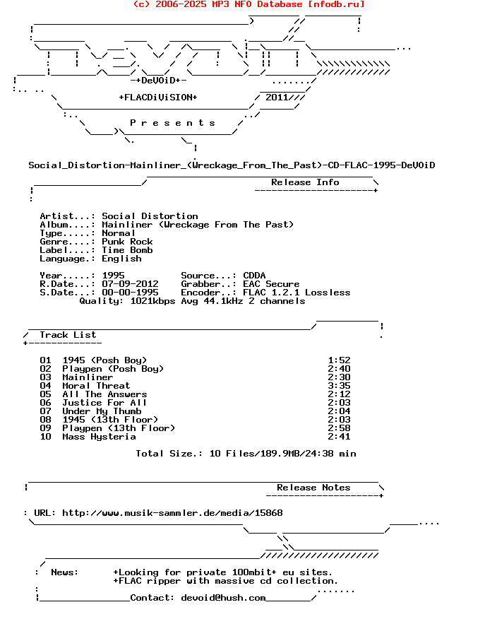 Social_Distortion-Mainliner_(WRECKAGE_FROM_THE_PAST)-CD-FLAC-1995
