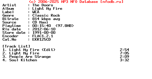 The_Doors-Light_My_Fire-(EKR125CD)-CDM-1991