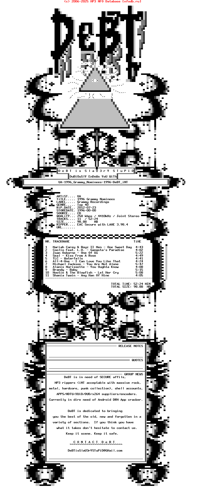 VA-1996_Grammy_Nominees-1996-DeBT