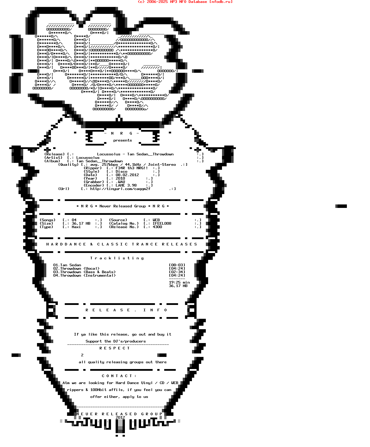 Locussolus_-_Tan_Sedan__Throwdown-(IFEEL008)-WEB-2010-NRG
