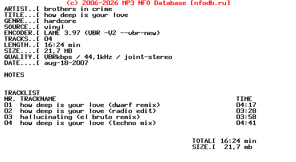 Brothers_In_Crime_-_How_Deep_Is_Your_Love-(DWARF015)-Vinyl-1995
