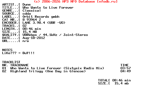 Dune_-_Who_Wants_To_Live_Forever-CDS-1996