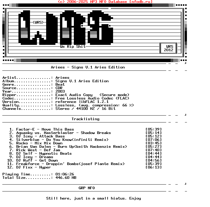 Ariees-Signs_V.1_Aries_Edition-Limited-CDR-FLAC-2003-Wrs