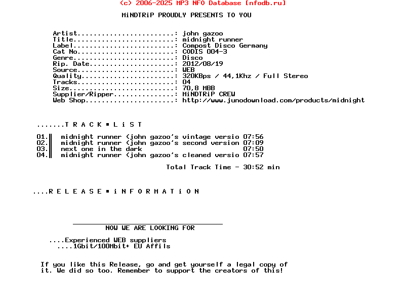 John_Gazoo-Midnight_Runner_(CODIS004-3)-WEB-2012