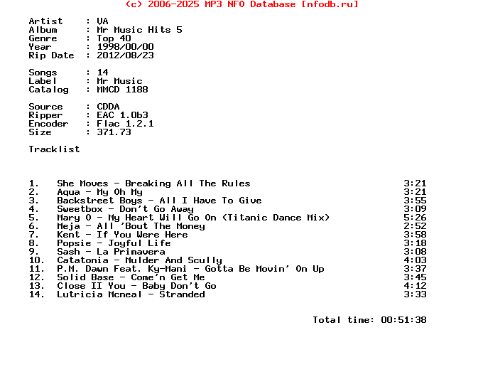 VA_-_Mr_Music_Hits_5-(MMCD_1188)-CD-(FLAC)-1998-Wltn