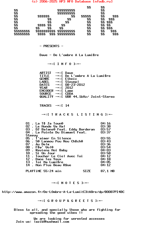 Dave-De_Lombre_A_La_Lumiere-WEB-FR-2012-Lazik_Int