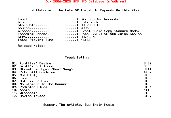 Whitehorse-The_Fate_Of_The_World_Depends_On_This_Kiss-2012
