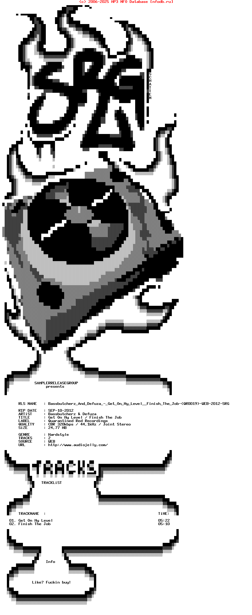 Bassbutcherz_And_Defuza_-_Get_On_My_Level__Finish_The_Job-(QR0019)-WEB-2012-SRG