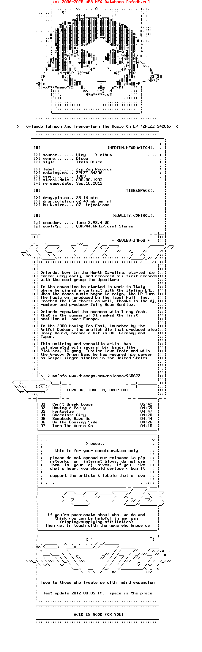 Orlando_Johnson_And_Trance-Turn_The_Music_On_Lp-(ZPLZZ_34206)-Vinyl-1983