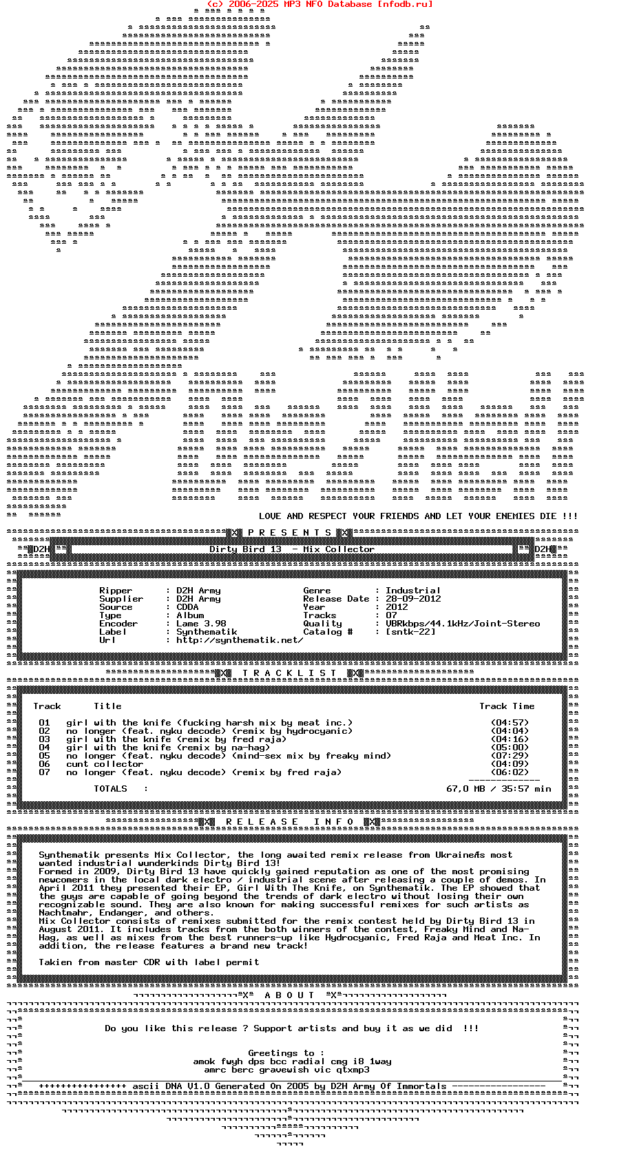 Dirty_Bird_13-Mix_Collector-CDR-2012