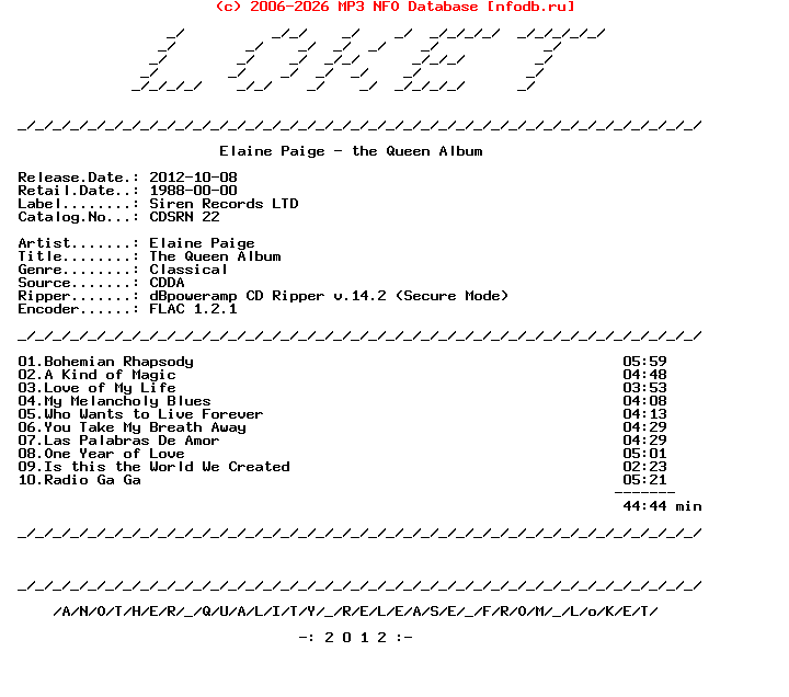 Elaine_Paige-The_Queen_Album-CD-FLAC-1988
